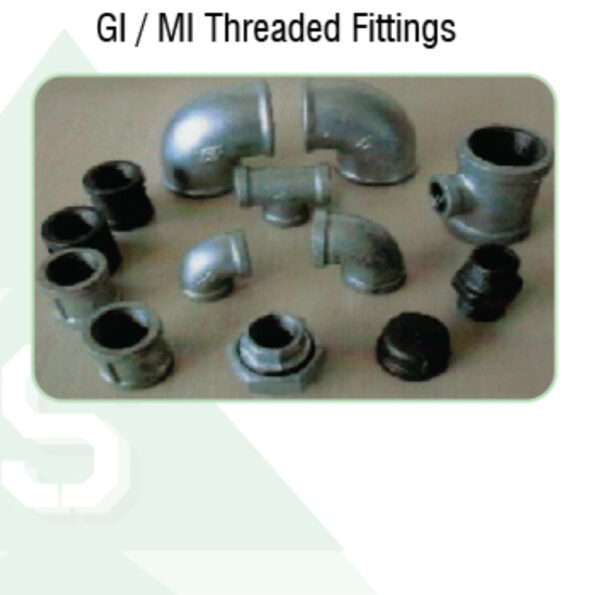 Pipe and Fittings, Carbon Steel Pipes (CS), Butt Weld Pipe Fittings (CS and SS), Stainless Steel Pipe (SS), Flanges (CS & SS), Galvanized Iron Pipes (GI), GI MI Threaded Fittings, Carbon Steel and Stainless Steel 